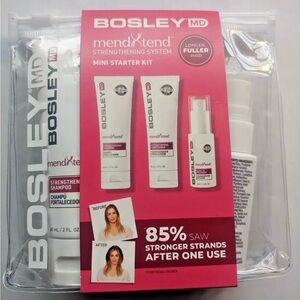 Bosley MendXtend Starter Kit - Shampoo, Conditioner & Leave In Treatment